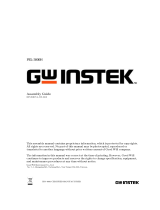 GW Instek PEL-3111H User guide