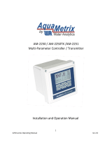 AquaMetrix AM-2250 / AM-2250TX /AM-2251 Owner's manual