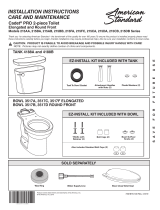 American Standard 215FC104.020 Installation guide