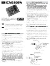 ICM Controls ICM2805A Installation guide