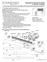Sonneman 2430.01-FT Installation guide