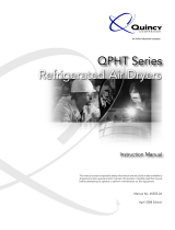 Quincy Compressor QRHT Owner's manual