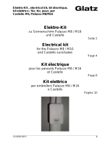 Glatz Electrical kit Palazzo M8 User manual