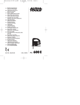 ALPHA-TOOLS PS 600 E Operating instructions