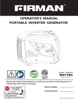 Firman W01784F User manual