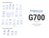 Airpura G700 User guide