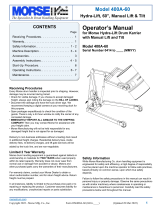 morse 400A-60 User manual