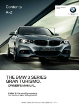 BMW 2014 328i Xdrive Gran Turismo Owner's manual