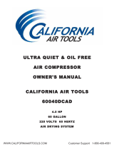 California Air Tools 60033CR Owner's manual