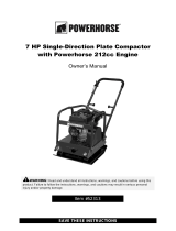 Powerhorse Single-Direction Plate Compactor Owner's manual