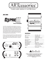 Art ARTcessories DJ PRE II Owner's manual