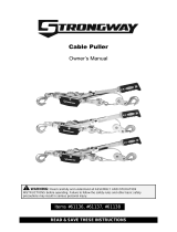 Strongway 4-Ton Heavy-Duty Double-Gear Hand Cable Puller Owner's manual