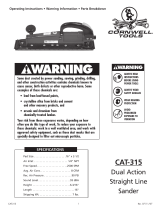 Cornwell Tools CAT315 Owner's manual
