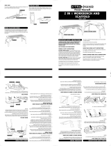 X-TRA HAND 2-in-1 Workbench/Platform Owner's manual