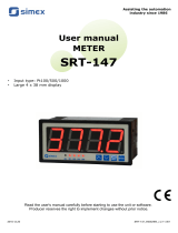 Simex SRT-147 User manual