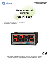 Simex SRP-147 User manual
