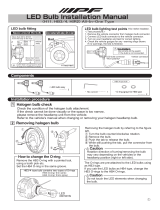 IPF ALL-IN-ONE HEADLAMP BULB Owner's manual