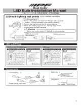 IPF DUAL COLOR FOG LAMP BULB Owner's manual