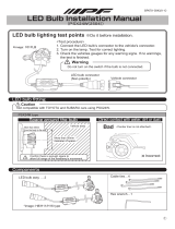 IPF FOG LAMP BULB 121FLB Owner's manual