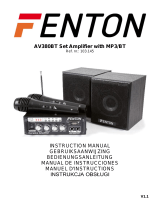 Fenton AV380BT Owner's manual
