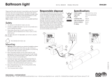 North Light Badrumsbelysning LED Owner's manual