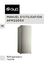 AYA Réfrigérateur 1 porte AFM2205BK 243L Noir User manual