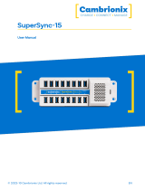 CAMBRIONIX SuperSync 15 User manual