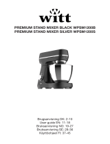 Witt Premium Stand Mixer Owner's manual