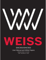 WEISS DAC501 User manual