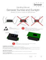 Co2meter 006-0-0008 Senseair Sunrise HVAC CO2 Sensor User manual