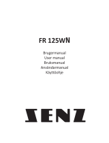 SENZ FR125WN FRYSER User manual