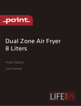 POINT POAFT08003 DUAL BASKET AIRFRYER Owner's manual