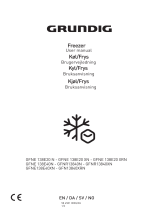 Grundig GFN13840XRN FRYSER User manual