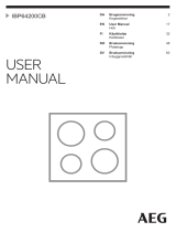 AEG 3000-SERIEN IBP64200CB INDUKSJONSTOPP Owner's manual