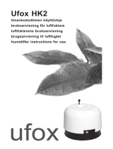 Ufox HK2 LUFTFUKTER, HVIT User manual
