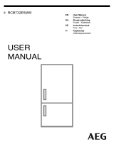 AEG 8000-SERIEN RCB732E5MW KOMBISKAP User manual