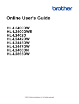 Brother HL-L2447DW LASERSKRIVER Owner's manual