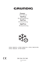 Grundig GFNR13840N FRYSER Owner's manual