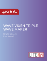 POINT POWM210BLACK WAVE VIXEN BØLGETANG Owner's manual