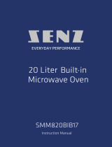 SENZ SMM820BIB17 MIKROBØLGEOVN Owner's manual