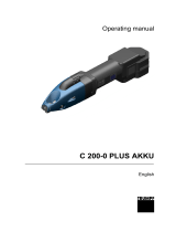 Trumpf C 200-0 PLUS AKKU User manual