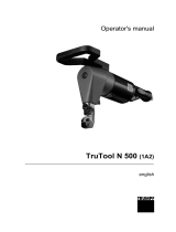 Trumpf TruTool N 500 User manual