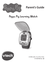 VTech Peppa Pig Learning Watch Owner's manual