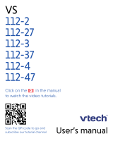 VTech VS112-2 User manual