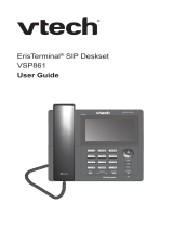 VTech ErisTerminal VSP861 User manual