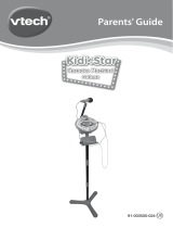 VTech Kidi Star Karaoke Machine™ Owner's manual