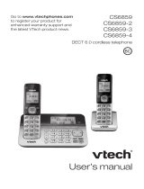VTech CS6859-2 User manual