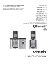 VTech DS662V-1J Misty Blue User manual