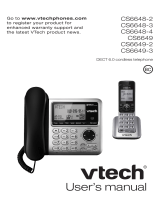 VTech CS6649-2 User manual