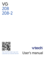 VTech VG208 User manual